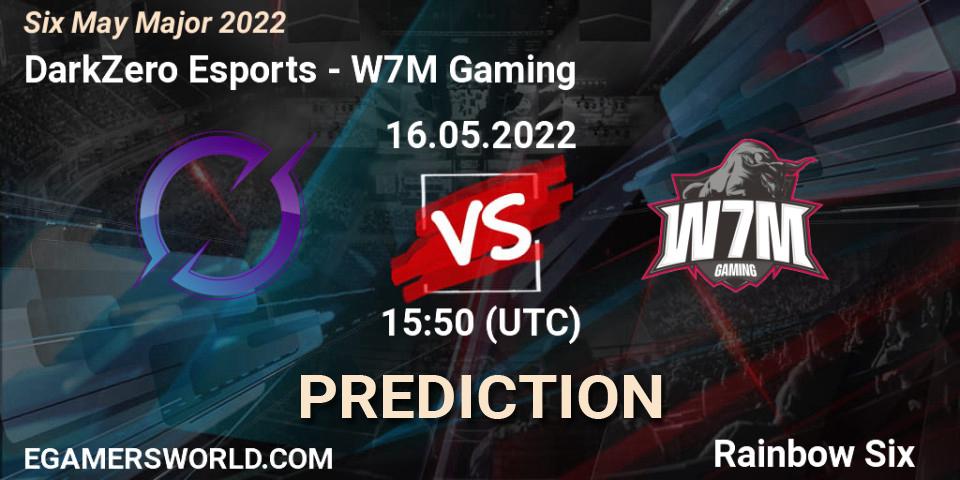 DarkZero Esports vs W7M Gaming: Match Prediction. 16.05.2022 at 15:50, Rainbow Six, Six Charlotte Major 2022