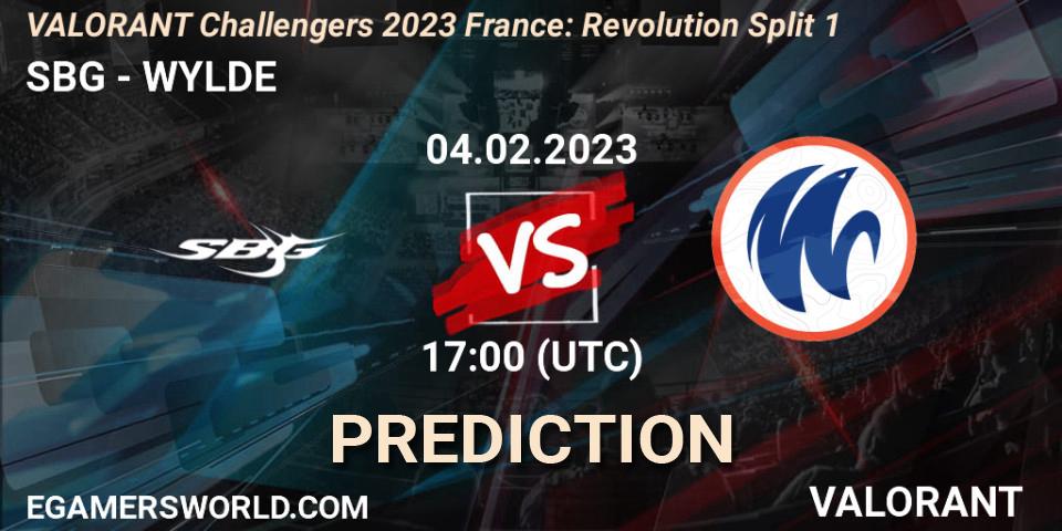 SBG vs WYLDE: Match Prediction. 04.02.23, VALORANT, VALORANT Challengers 2023 France: Revolution Split 1