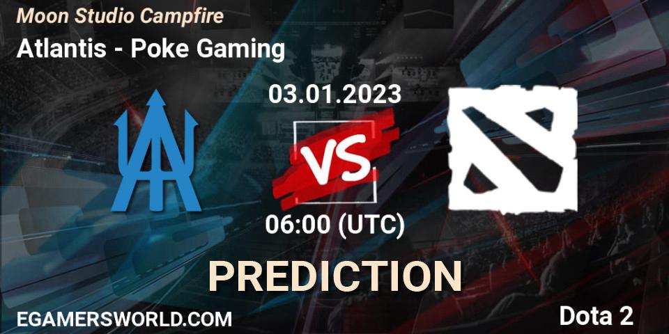 Atlantis vs Poke Gaming: Match Prediction. 03.01.2023 at 05:58, Dota 2, Moon Studio Campfire