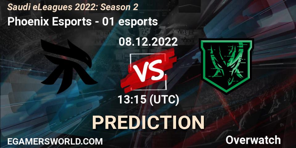 Phoenix Esports vs 01 esports: Match Prediction. 08.12.22, Overwatch, Saudi eLeagues 2022: Season 2