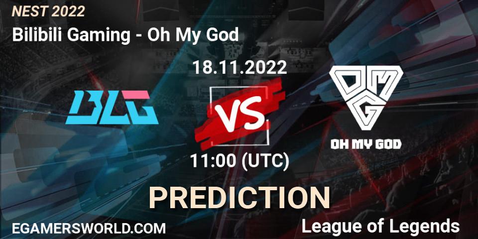 Bilibili Gaming vs Oh My God: Match Prediction. 18.11.2022 at 12:30, LoL, NEST 2022