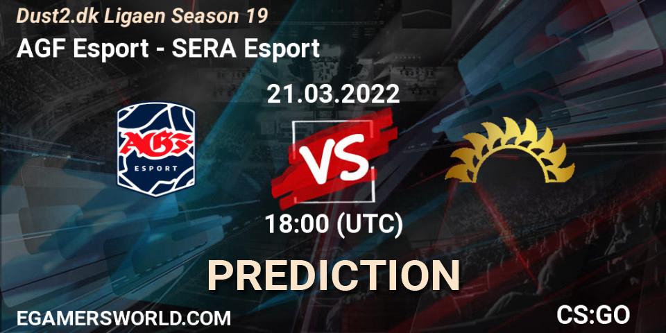AGF Esport vs SERA Esport: Match Prediction. 21.03.22, CS2 (CS:GO), Dust2.dk Ligaen Season 19