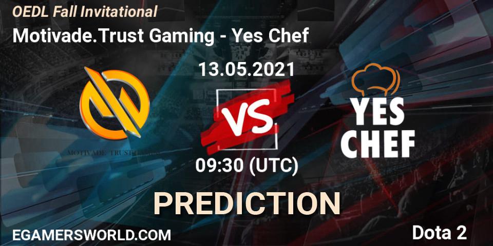 Motivade.Trust Gaming vs Yes Chef: Match Prediction. 13.05.2021 at 08:45, Dota 2, OEDL Fall Invitational