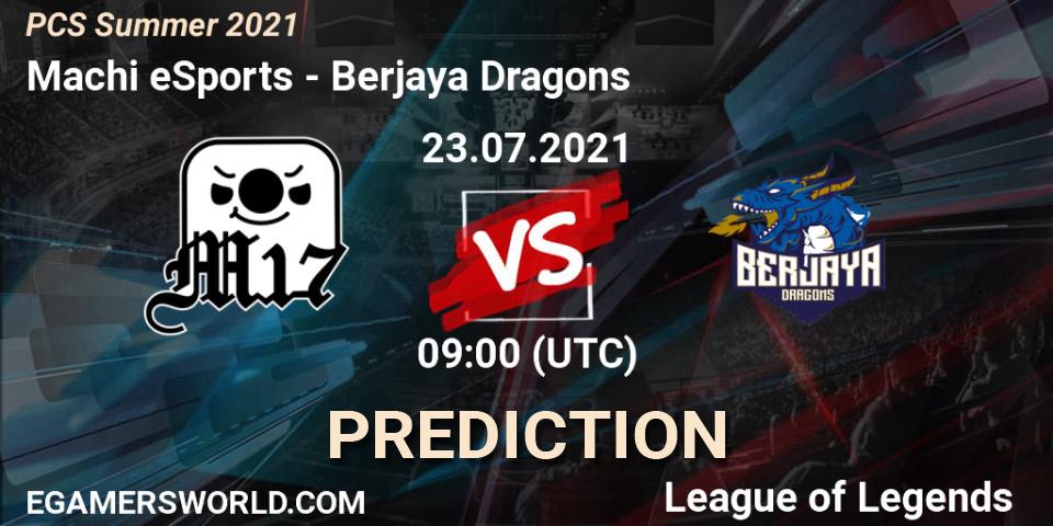 Machi eSports vs Berjaya Dragons: Match Prediction. 23.07.2021 at 09:00, LoL, PCS Summer 2021