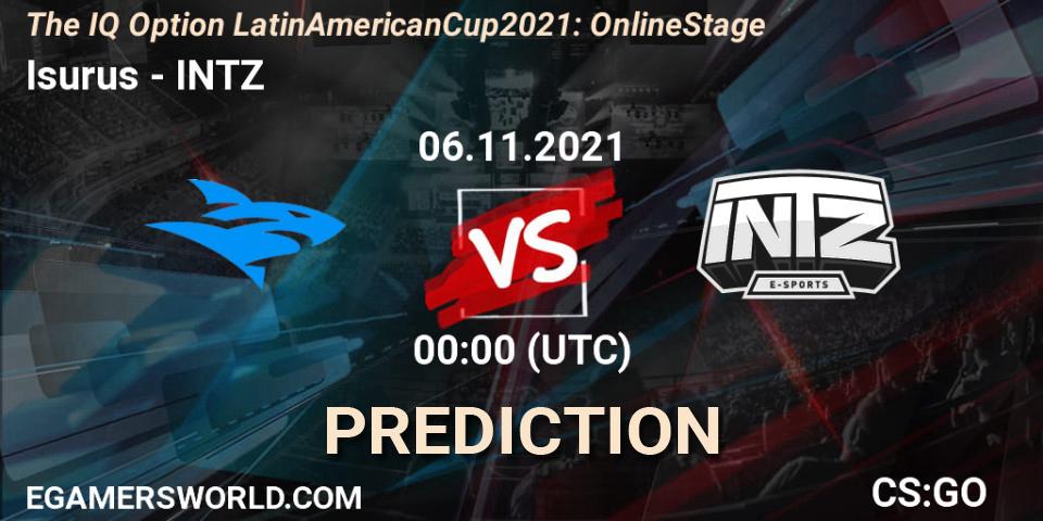 Isurus vs INTZ: Match Prediction. 06.11.2021 at 00:00, Counter-Strike (CS2), The IQ Option Latin American Cup 2021: Online Stage