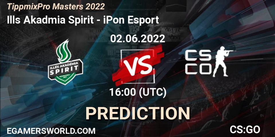 Illés Akadémia Spirit vs iPon Esport: Match Prediction. 02.06.2022 at 16:00, Counter-Strike (CS2), TippmixPro Masters 2022