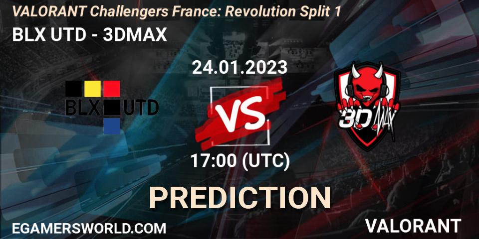 BLX UTD vs 3DMAX: Match Prediction. 24.01.23, VALORANT, VALORANT Challengers 2023 France: Revolution Split 1