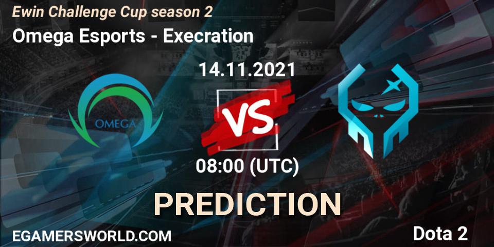 Omega Esports vs Crocodile: Match Prediction. 14.11.2021 at 08:00, Dota 2, Ewin Challenge Cup season 2