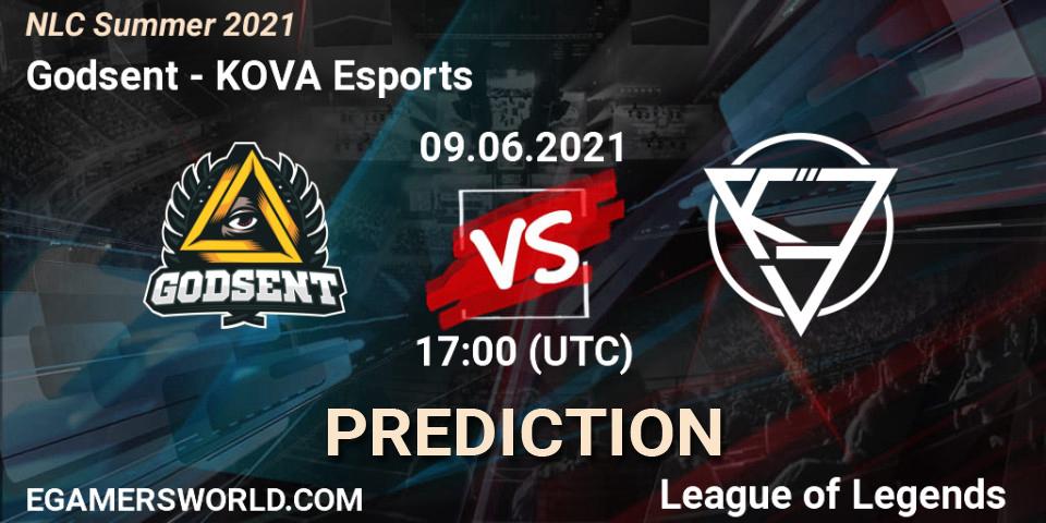 Godsent vs KOVA Esports: Match Prediction. 09.06.2021 at 16:55, LoL, NLC Summer 2021