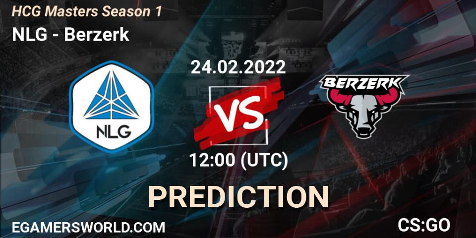 NLG vs Berzerk: Match Prediction. 24.02.2022 at 12:00, Counter-Strike (CS2), HCG Masters Season 1