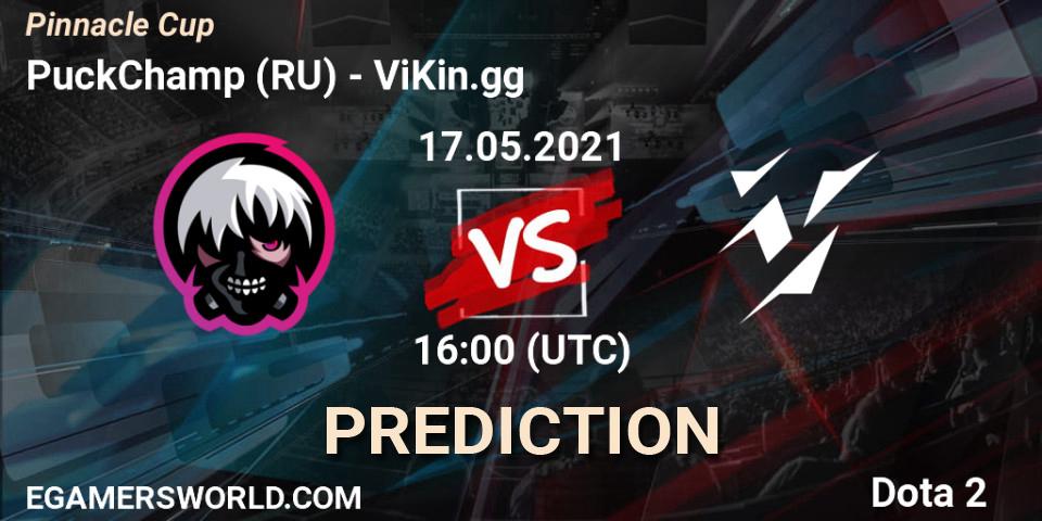 PuckChamp (RU) vs ViKin.gg: Match Prediction. 17.05.2021 at 16:02, Dota 2, Pinnacle Cup 2021 Dota 2