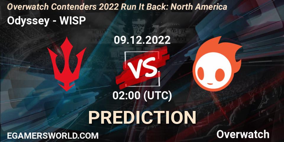 Odyssey vs WISP: Match Prediction. 09.12.2022 at 02:00, Overwatch, Overwatch Contenders 2022 Run It Back: North America