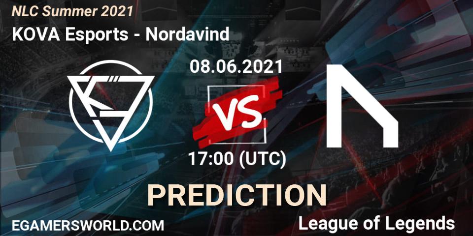 KOVA Esports vs Nordavind: Match Prediction. 08.06.2021 at 17:00, LoL, NLC Summer 2021