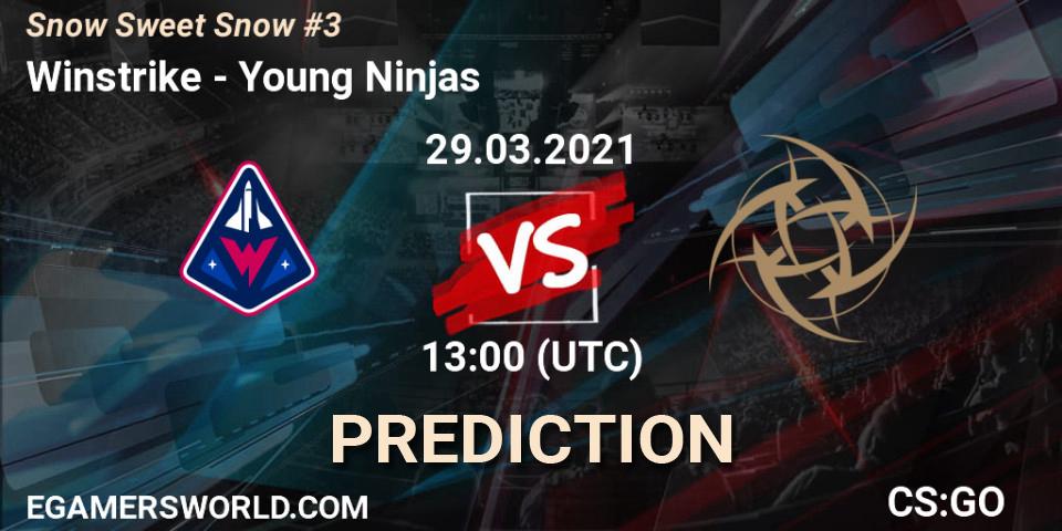 Winstrike vs Young Ninjas: Match Prediction. 29.03.2021 at 13:00, Counter-Strike (CS2), Snow Sweet Snow #3