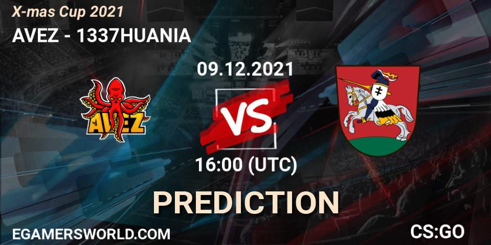 AVEZ vs 1337HUANIA: Match Prediction. 09.12.21, CS2 (CS:GO), SWSG X-mas Cup