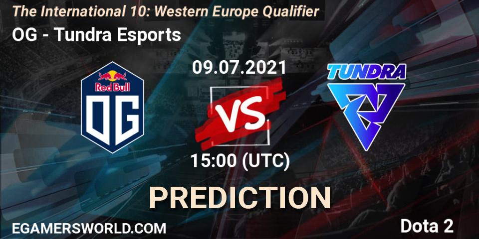 OG vs Tundra Esports: Match Prediction. 09.07.21, Dota 2, The International 10: Western Europe Qualifier
