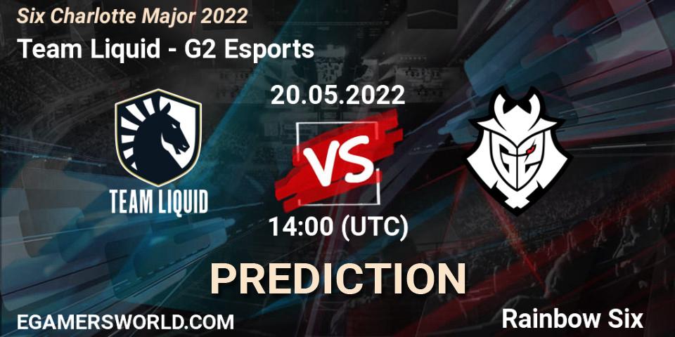 Team Liquid vs G2 Esports: Match Prediction. 20.05.2022 at 14:00, Rainbow Six, Six Charlotte Major 2022
