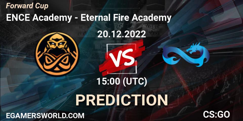 ENCE Academy vs Eternal Fire Academy: Match Prediction. 20.12.22, CS2 (CS:GO), Forward Cup