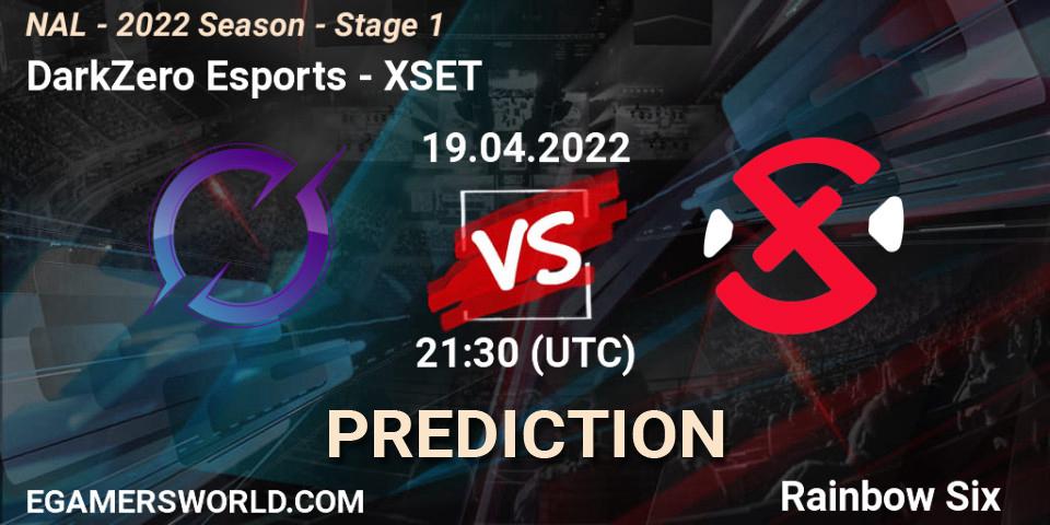 DarkZero Esports vs XSET: Match Prediction. 19.04.2022 at 21:30, Rainbow Six, NAL - Season 2022 - Stage 1