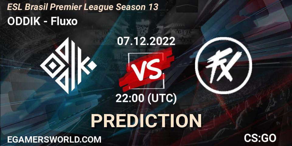 ODDIK vs Fluxo: Match Prediction. 08.12.22, CS2 (CS:GO), ESL Brasil Premier League Season 13