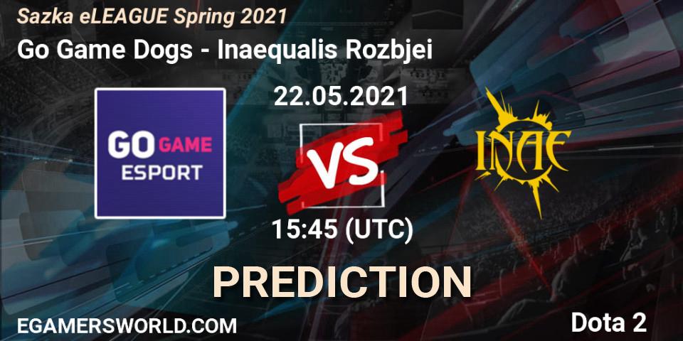 Go Game Dogs vs Inaequalis Rozbíječi: Match Prediction. 22.05.2021 at 15:30, Dota 2, Sazka eLEAGUE Spring 2021
