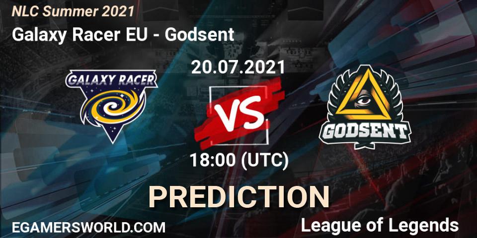 Galaxy Racer EU vs Godsent: Match Prediction. 20.07.2021 at 18:00, LoL, NLC Summer 2021