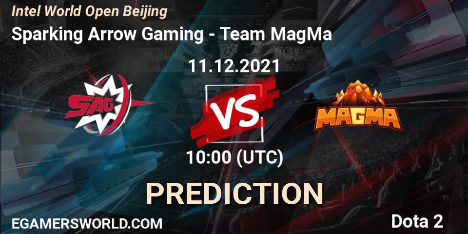 Sparking Arrow Gaming vs Team MagMa: Match Prediction. 11.12.2021 at 09:31, Dota 2, Intel World Open Beijing: Closed Qualifier