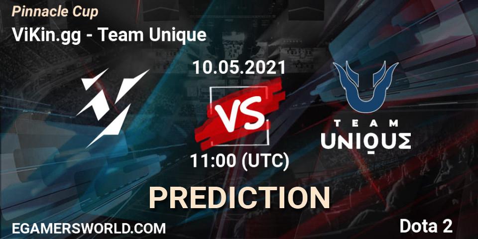 ViKin.gg vs Team Unique: Match Prediction. 11.05.2021 at 11:04, Dota 2, Pinnacle Cup 2021 Dota 2