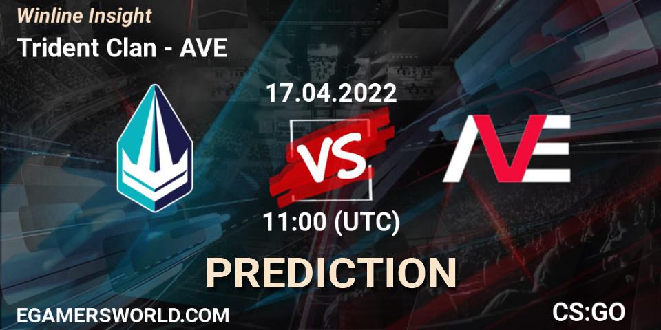 Trident Clan vs AVE: Match Prediction. 17.04.2022 at 11:00, Counter-Strike (CS2), Winline Insight