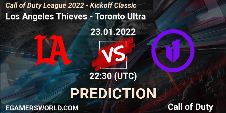 Los Angeles Thieves vs Toronto Ultra: Match Prediction. 23.01.22, Call of Duty, Call of Duty League 2022 - Kickoff Classic