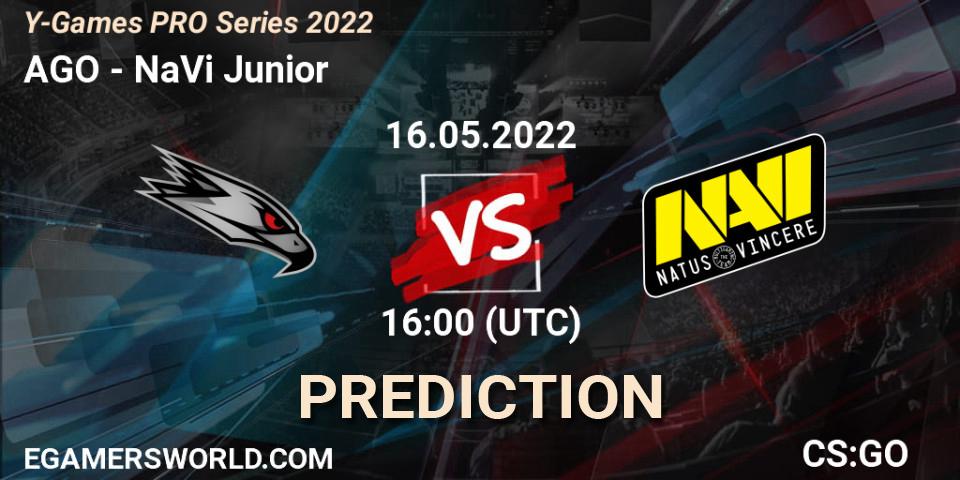 AGO vs NaVi Junior: Match Prediction. 16.05.2022 at 16:00, Counter-Strike (CS2), Y-Games PRO Series 2022