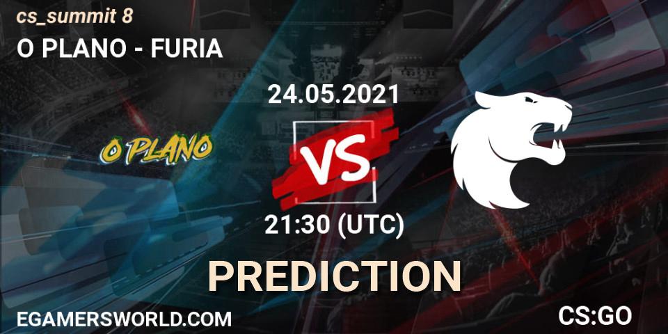 O PLANO vs FURIA: Match Prediction. 24.05.2021 at 21:30, Counter-Strike (CS2), cs_summit 8
