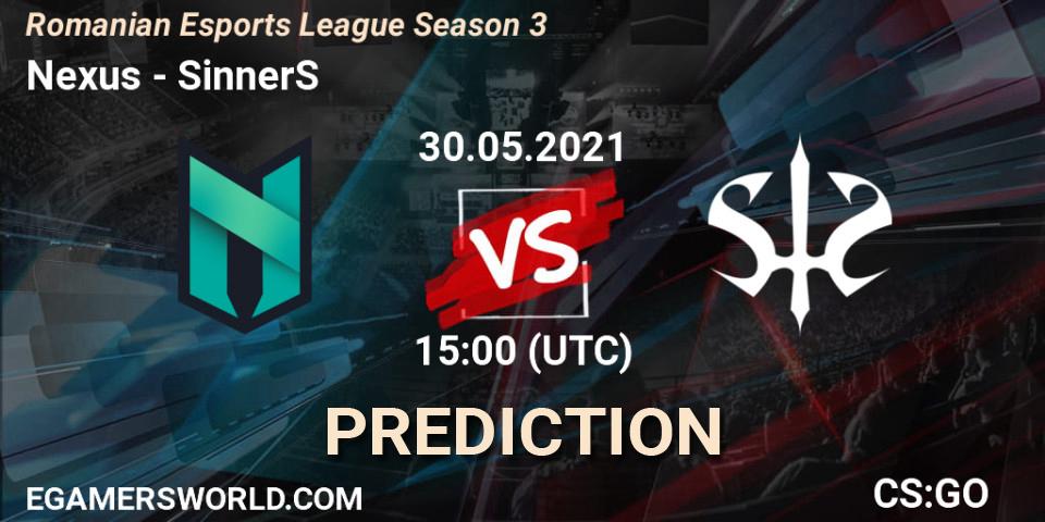 Nexus vs SinnerS: Match Prediction. 30.05.21, CS2 (CS:GO), Romanian Esports League Season 3