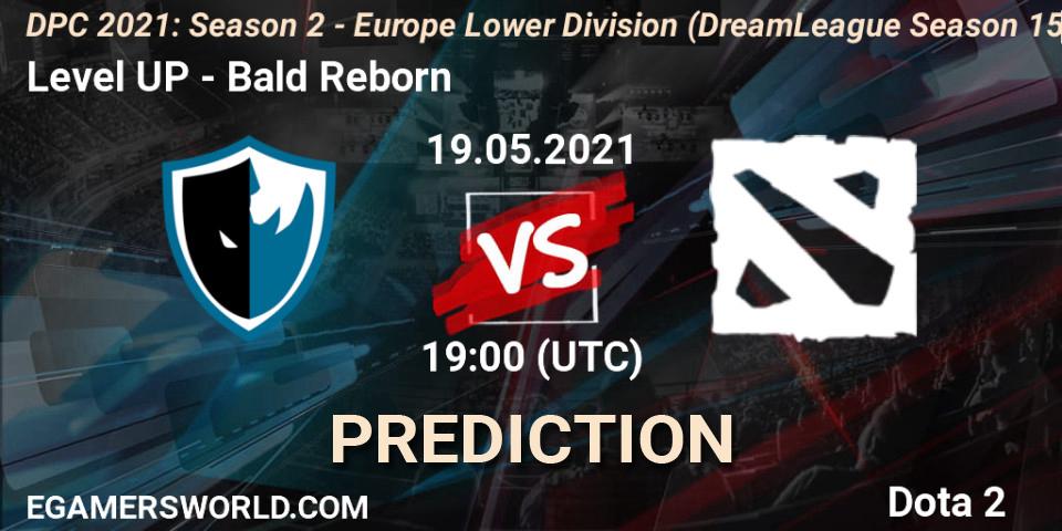 Level UP vs Bald Reborn: Match Prediction. 19.05.21, Dota 2, DPC 2021: Season 2 - Europe Lower Division (DreamLeague Season 15)
