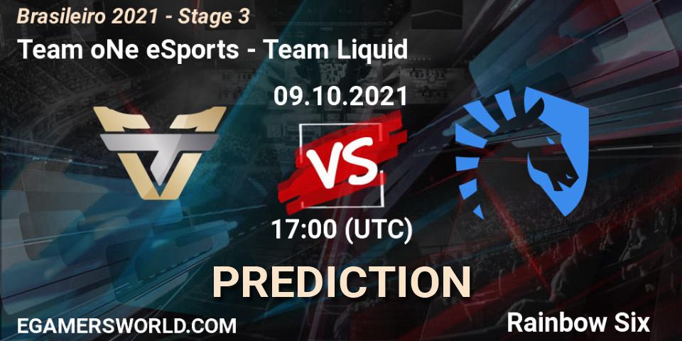 Team oNe eSports vs Team Liquid: Match Prediction. 09.10.2021 at 17:00, Rainbow Six, Brasileirão 2021 - Stage 3