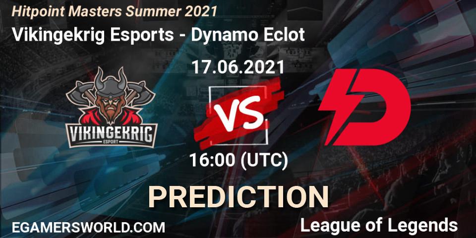 Vikingekrig Esports vs Dynamo Eclot: Match Prediction. 17.06.2021 at 16:30, LoL, Hitpoint Masters Summer 2021