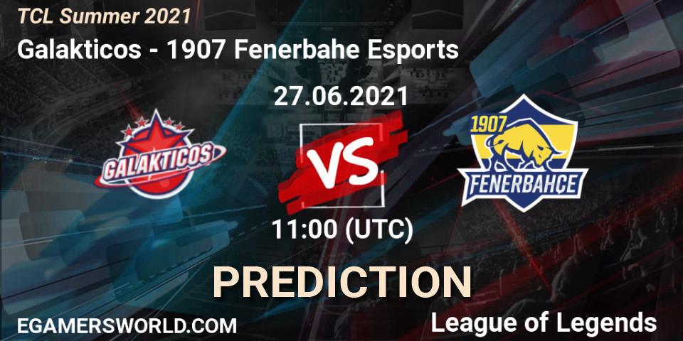 Galakticos vs 1907 Fenerbahçe Esports: Match Prediction. 27.06.2021 at 11:00, LoL, TCL Summer 2021