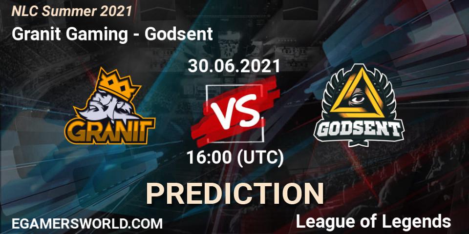 Granit Gaming vs Godsent: Match Prediction. 30.06.21, LoL, NLC Summer 2021