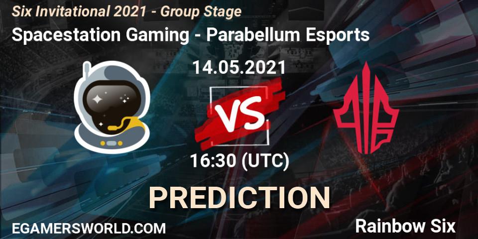Spacestation Gaming vs Parabellum Esports: Match Prediction. 14.05.2021 at 17:30, Rainbow Six, Six Invitational 2021 - Group Stage