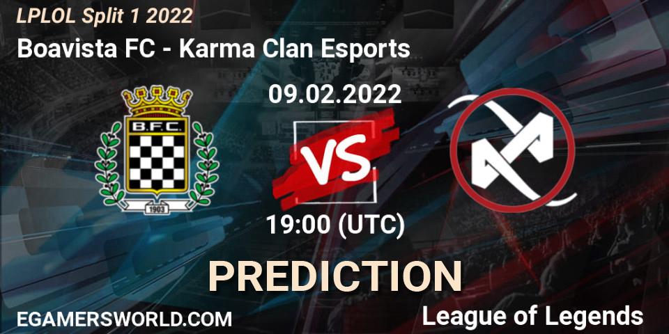 Boavista FC vs Karma Clan Esports: Match Prediction. 09.02.2022 at 19:00, LoL, LPLOL Split 1 2022