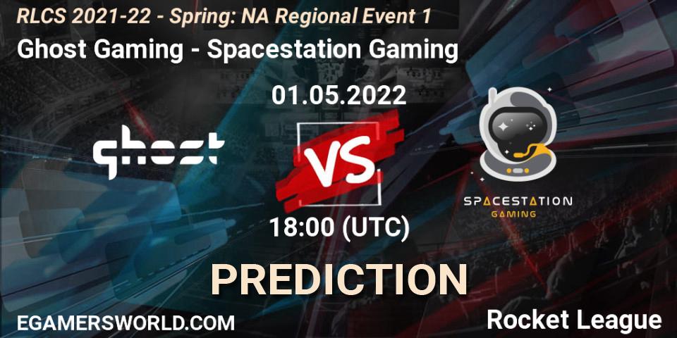 Ghost Gaming vs Spacestation Gaming: Match Prediction. 01.05.2022 at 18:00, Rocket League, RLCS 2021-22 - Spring: NA Regional Event 1