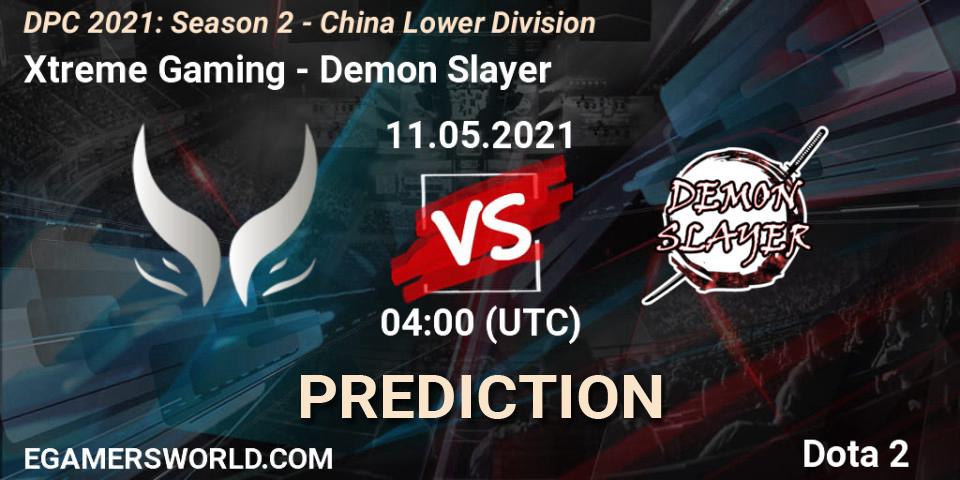 Xtreme Gaming vs Demon Slayer: Match Prediction. 11.05.2021 at 03:56, Dota 2, DPC 2021: Season 2 - China Lower Division