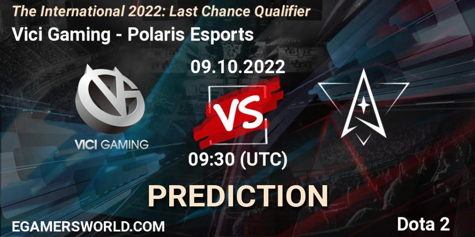 Vici Gaming vs Polaris Esports: Match Prediction. 09.10.22, Dota 2, The International 2022: Last Chance Qualifier