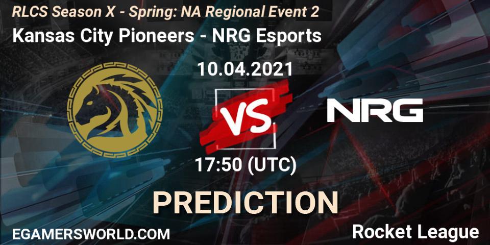 Kansas City Pioneers vs NRG Esports: Match Prediction. 10.04.2021 at 17:50, Rocket League, RLCS Season X - Spring: NA Regional Event 2