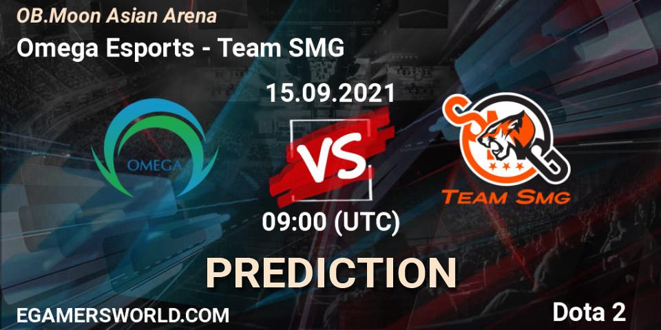 Omega Esports vs Team SMG: Match Prediction. 18.09.2021 at 07:02, Dota 2, OB.Moon Asian Arena