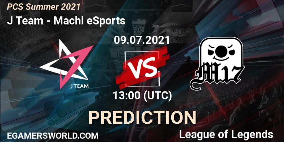 J Team vs Machi eSports: Match Prediction. 09.07.2021 at 13:00, LoL, PCS Summer 2021