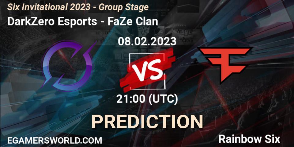 DarkZero Esports vs FaZe Clan: Match Prediction. 08.02.2023 at 21:00, Rainbow Six, Six Invitational 2023 - Group Stage