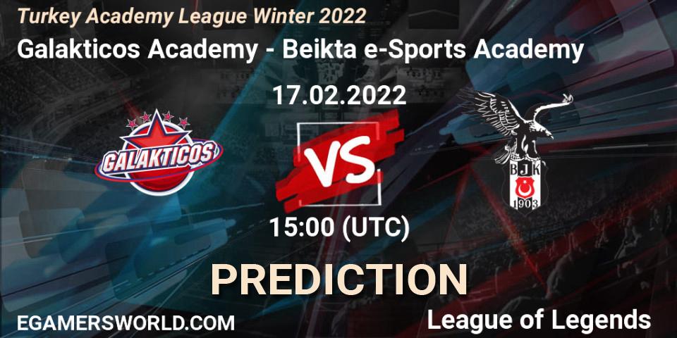 Galakticos Academy vs Beşiktaş e-Sports Academy: Match Prediction. 17.02.2022 at 15:00, LoL, Turkey Academy League Winter 2022