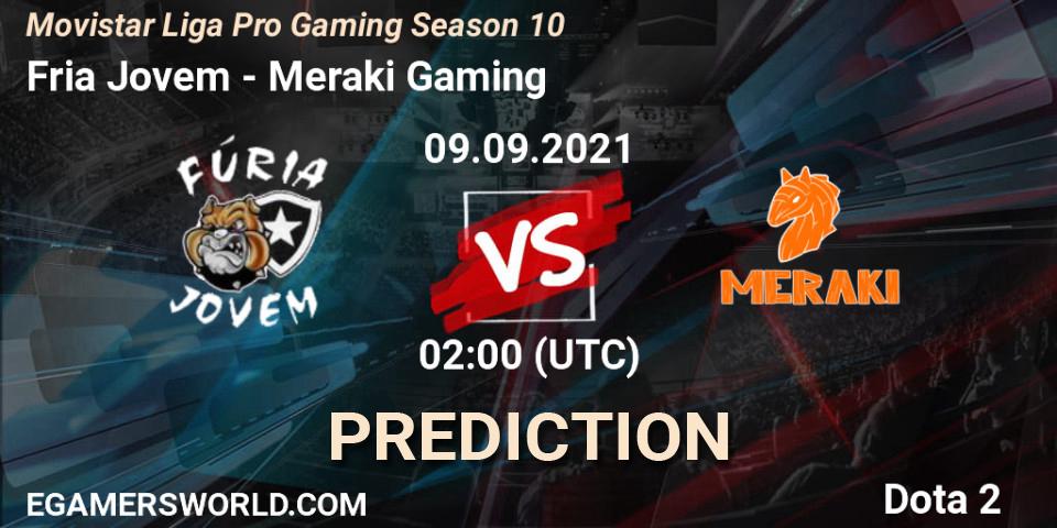 Fúria Jovem vs Meraki Gaming: Match Prediction. 09.09.2021 at 02:36, Dota 2, Movistar Liga Pro Gaming Season 10