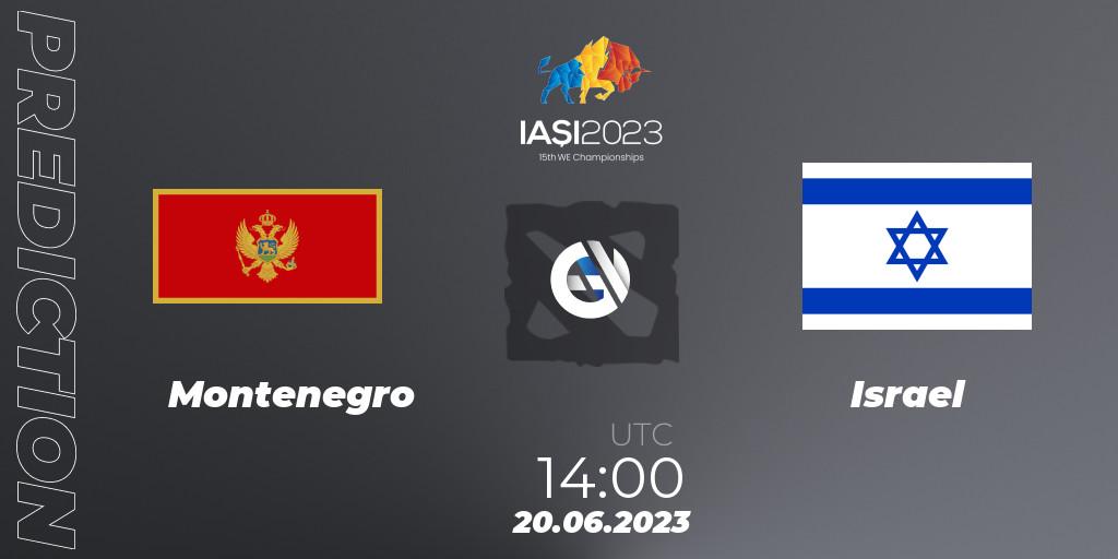 Montenegro vs Israel: Match Prediction. 20.06.2023 at 14:38, Dota 2, IESF Europe B Qualifier 2023